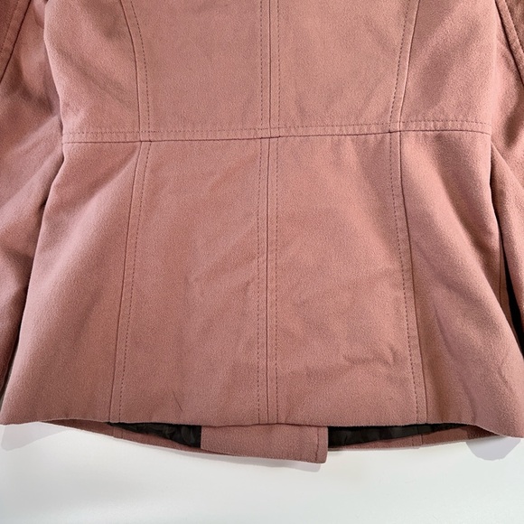 Thread & Supply peacoat warm layering tailored fit double breasted blush M - Picture 6 of 14